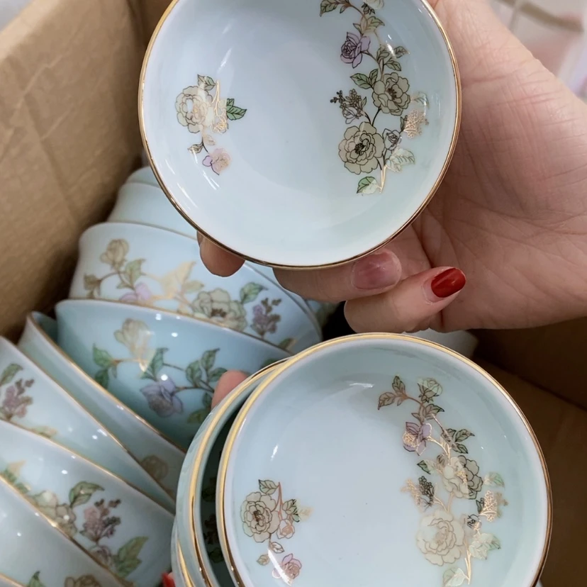 【闪购商品】钛合金花西子味碟7个