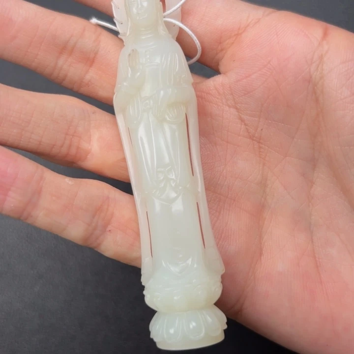 静***心和田玉未镶嵌挂件