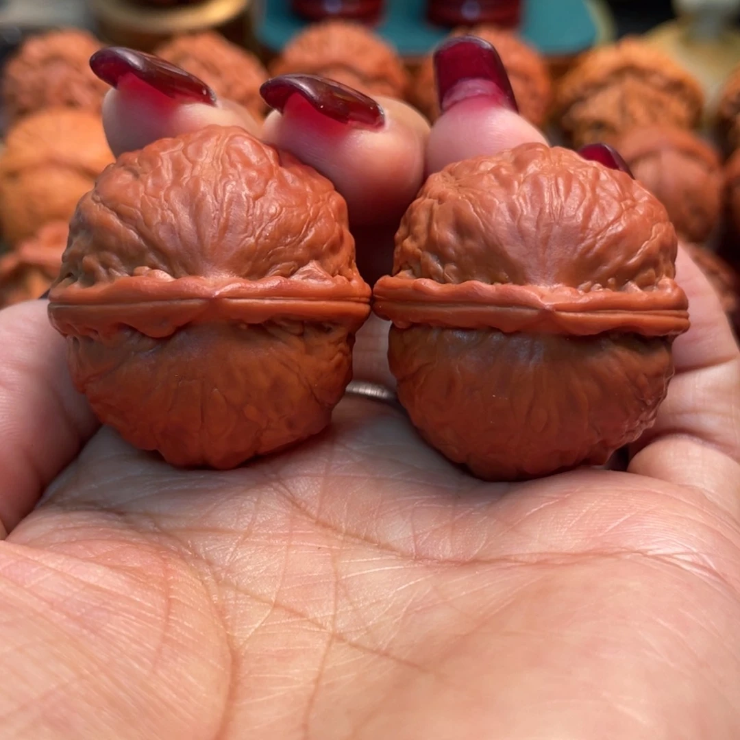 把件文玩核桃金蟒元宝