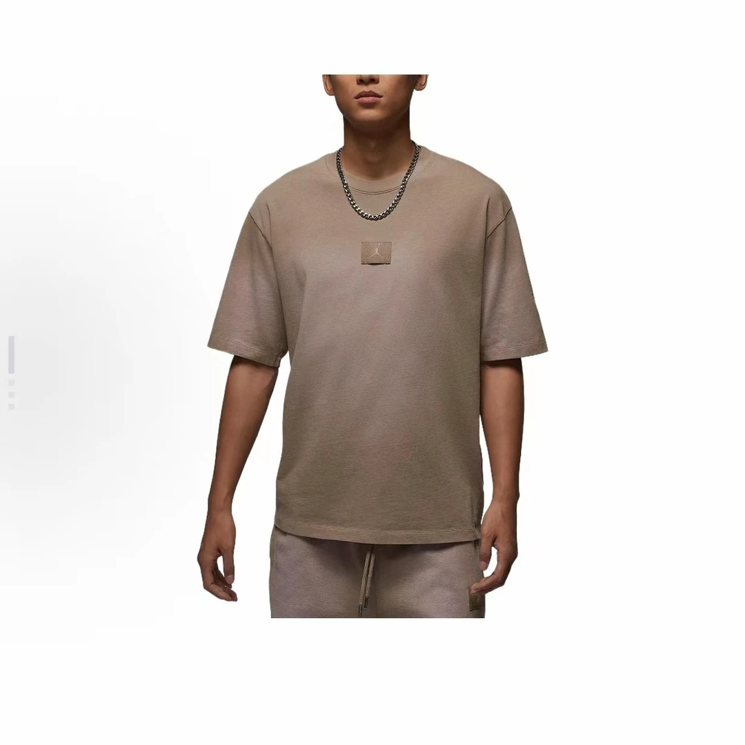 Jordan 透气舒适圆领短袖T恤 男款 沙漠迷彩 FZ1915257