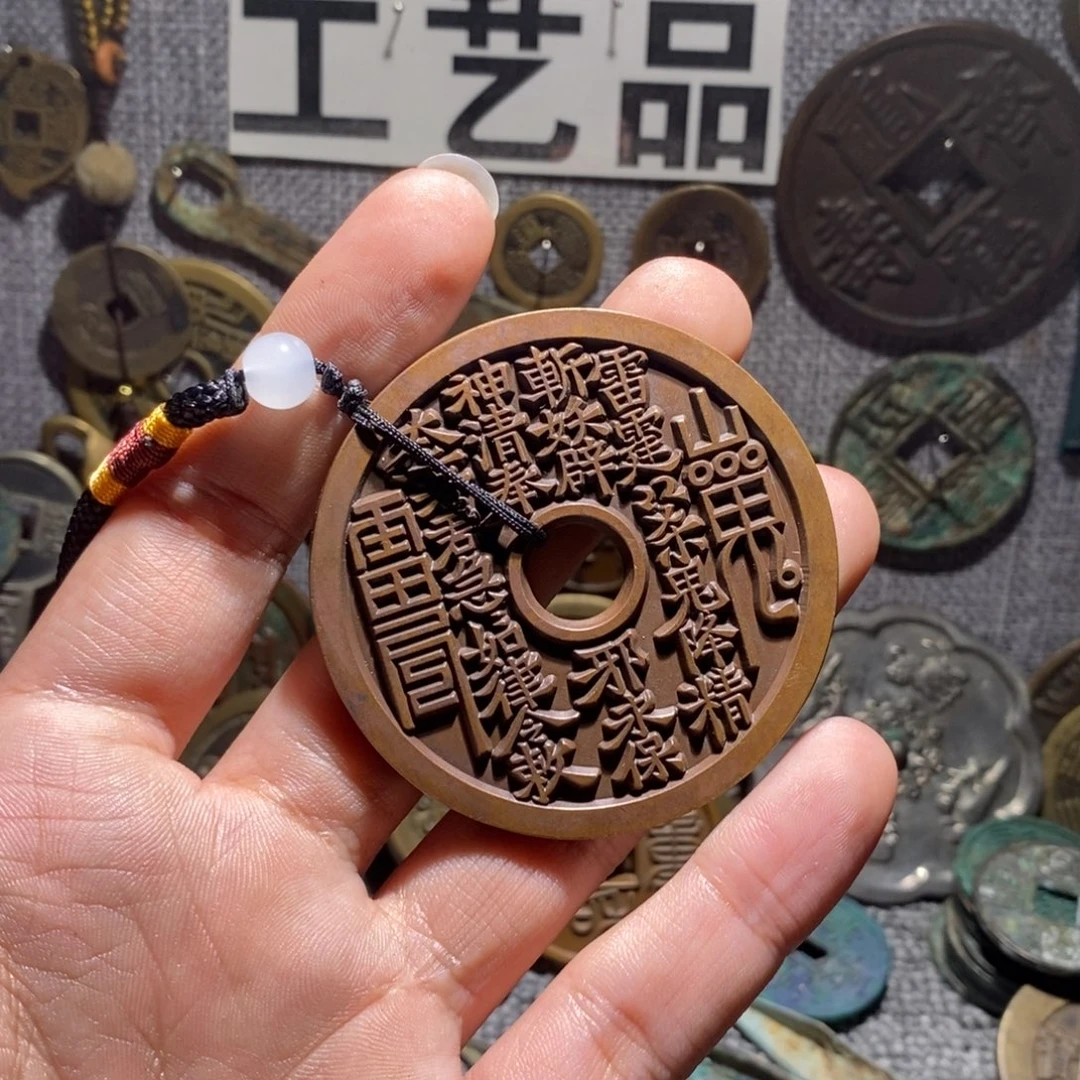 铜工艺品大山鬼雕母