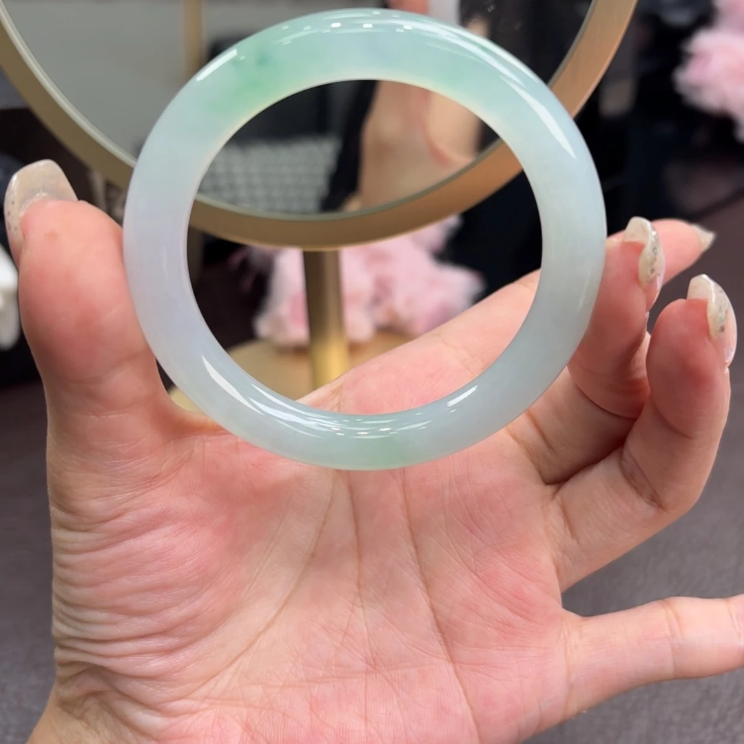 翡翠未镶嵌手镯55
