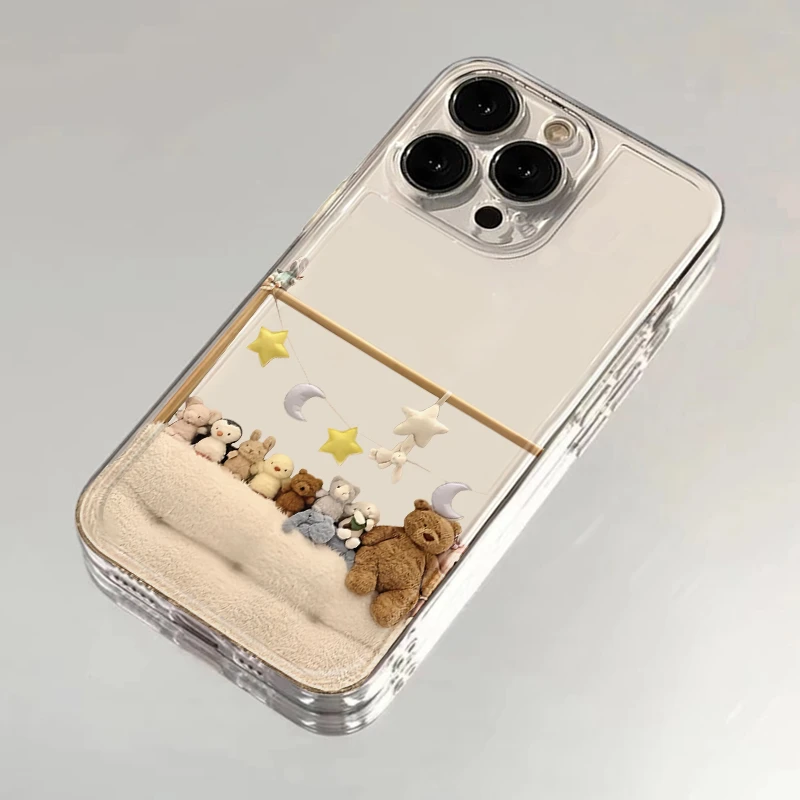 BANCA床头玩偶适用iPhone16苹果15/14手机壳华为vivo小米15oppo套