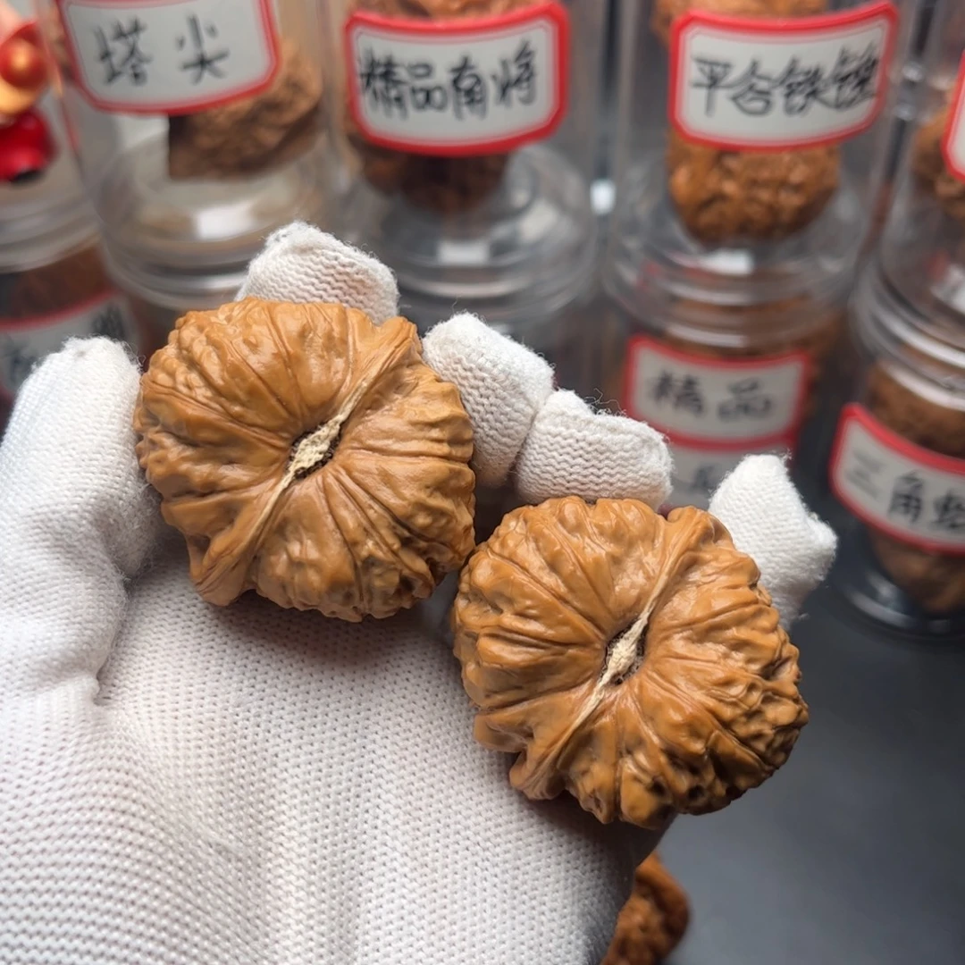 文玩核桃把件42全品南瓜墩