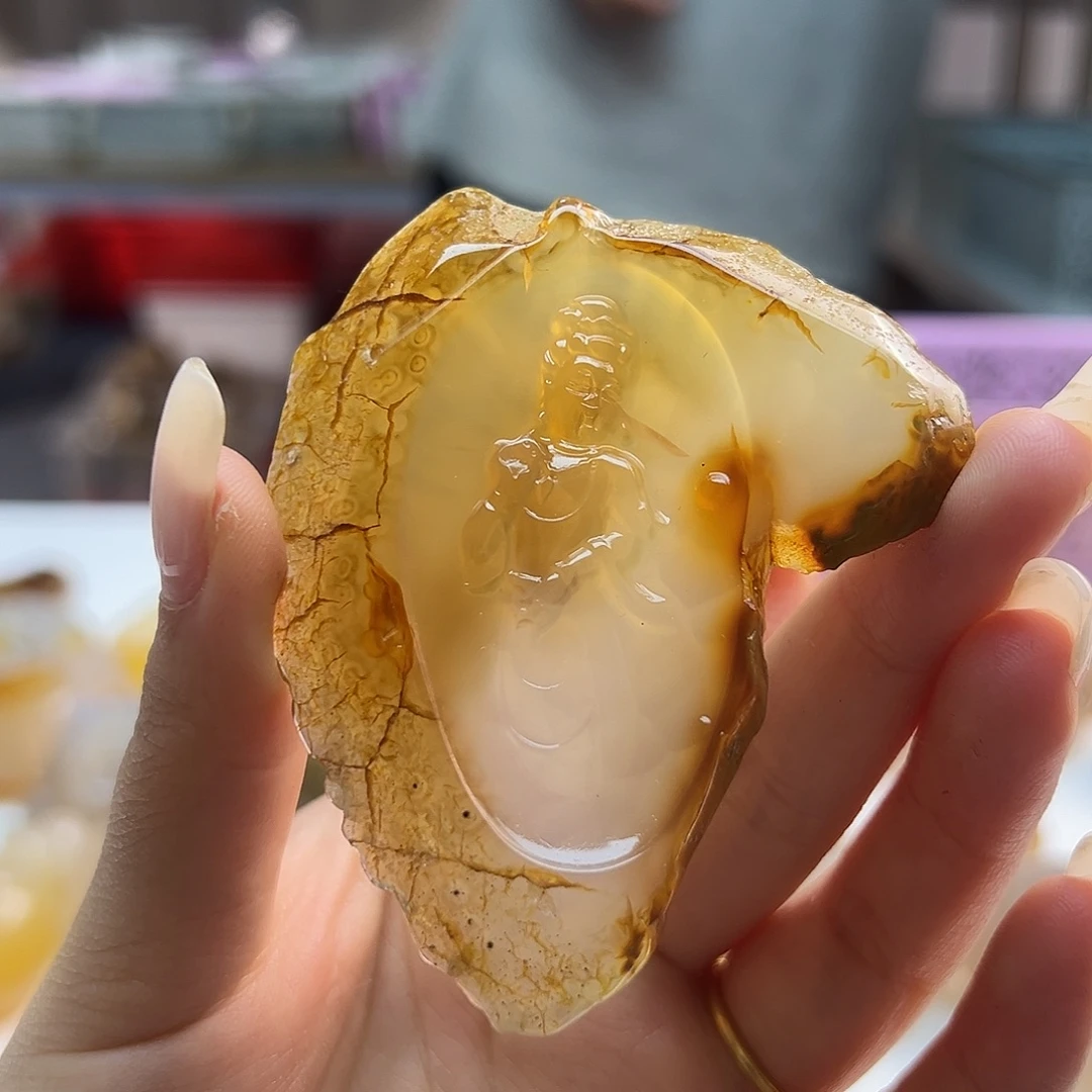 玛瑙/玉髓未镶嵌吊坠(不含链)