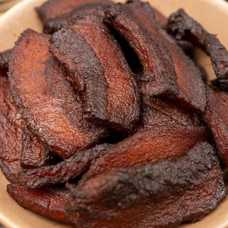 贵州软哨片片土猪五花肉地摊火锅猪油渣配菜豆豉贵州豆米火锅软哨