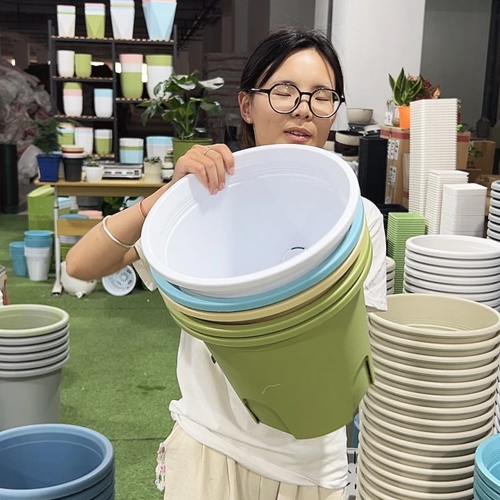 圆形控根300口30高28混色5个无托