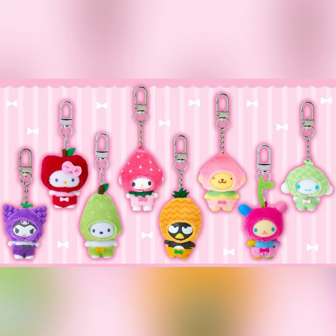 Sanrio三丽鸥毛绒硅胶挂件盲盒