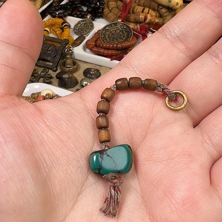 A***s藏传老古格松石侧挂