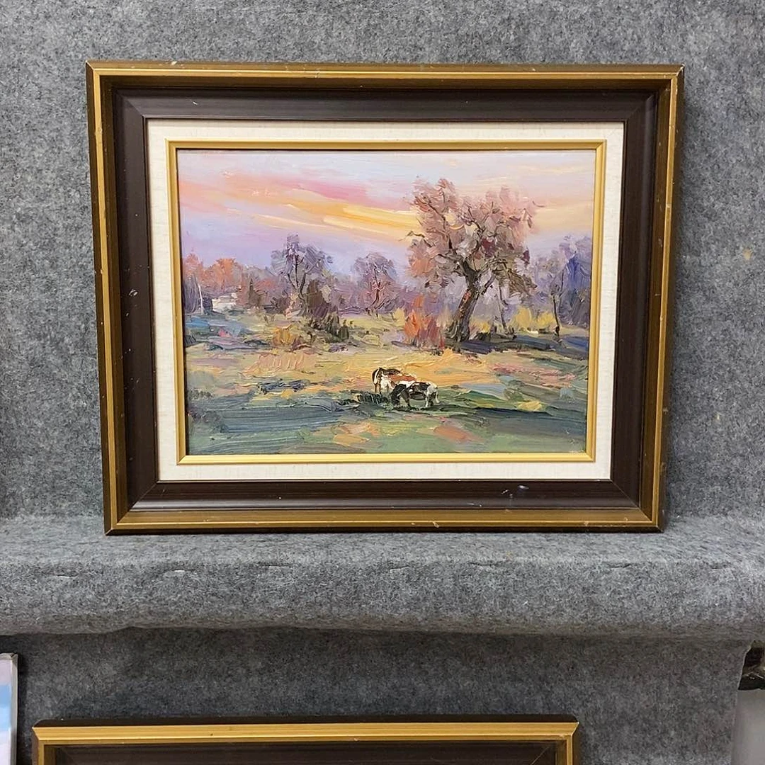 油画带外框画芯尺寸40x30cm