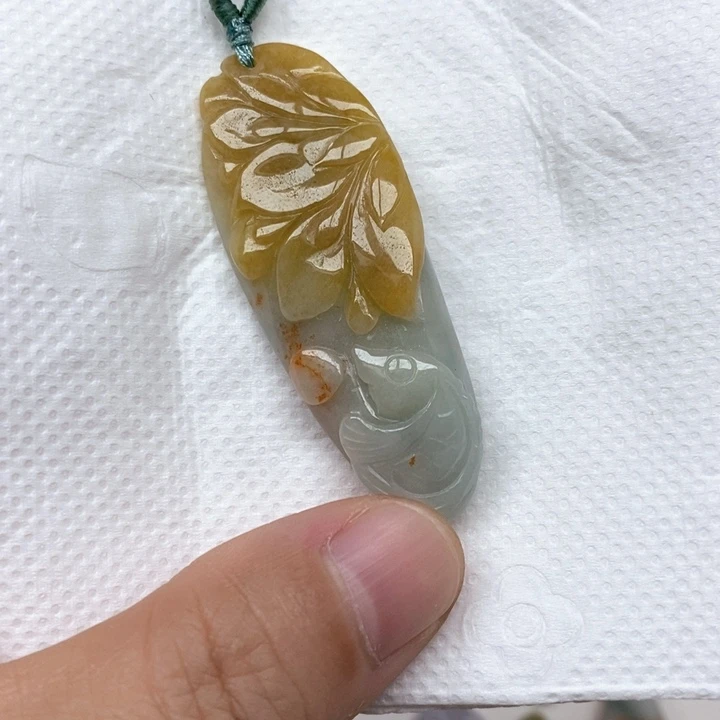 颈饰未镶嵌翡翠天然缅甸翡翠