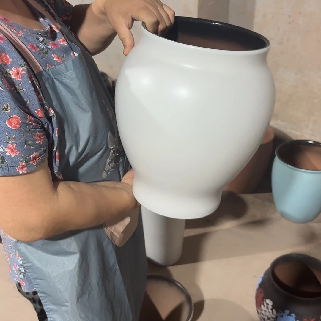 花盆紫砂口20高31