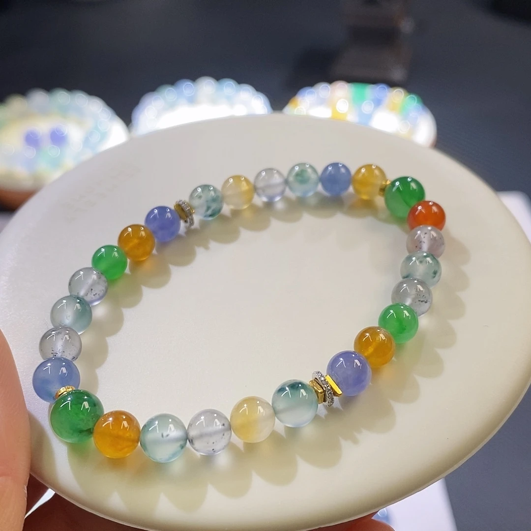 未镶嵌挂件翡翠手串