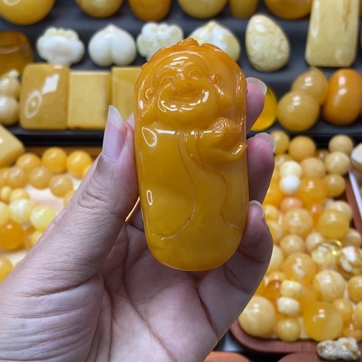 蜜蜡未镶嵌吊坠(不含链)天然蜜蜡