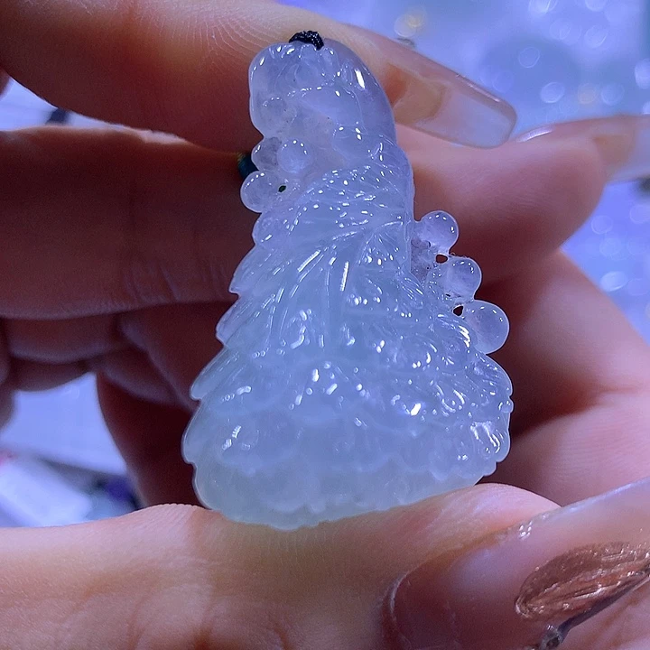 翡翠未镶嵌颈饰天然翡翠A货吊坠