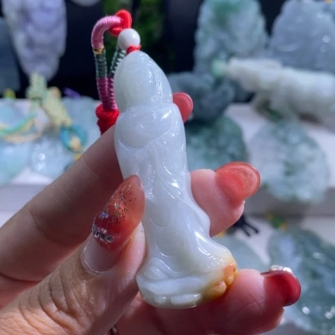 【闪购商品】颈饰未镶嵌翡翠观音