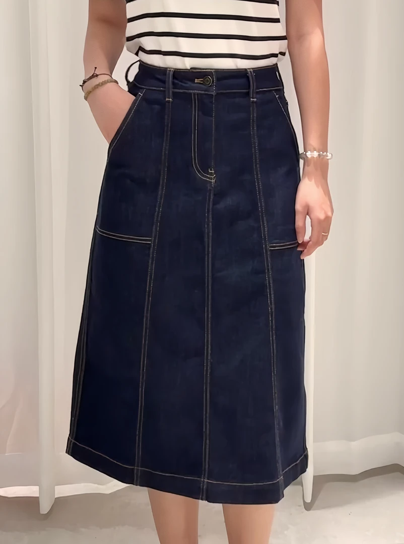 2025年新款土壤牛仔半身裙