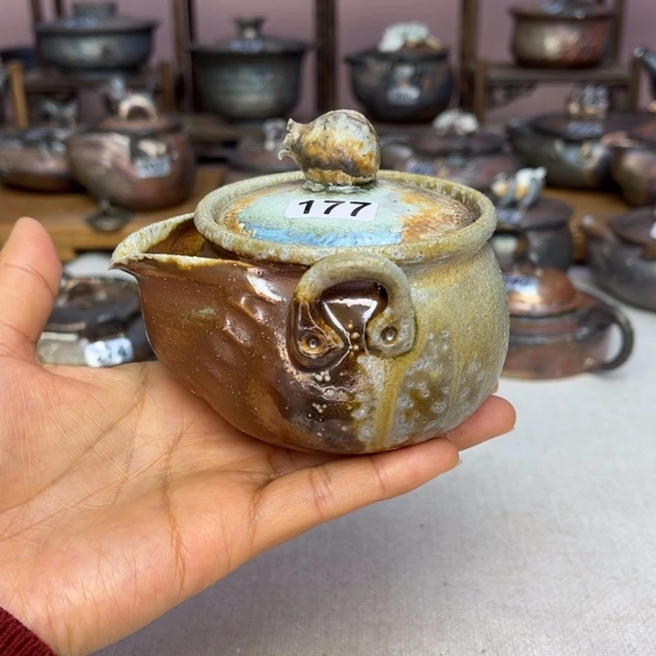 壶裸柴烧陶瓷茶具