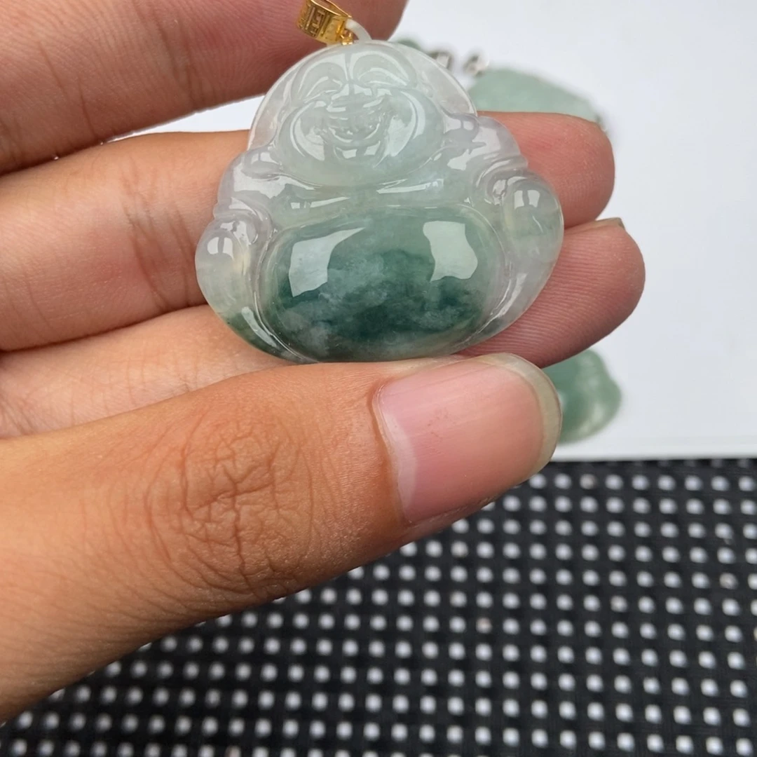 翡翠未镶嵌颈饰吊坠