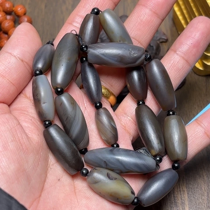 玻璃颈饰藏传喜马拉雅