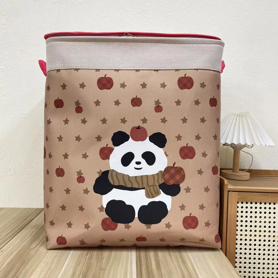 【50X40X60高】苹果熊猫拉链款微瑕一百二十升收纳筐