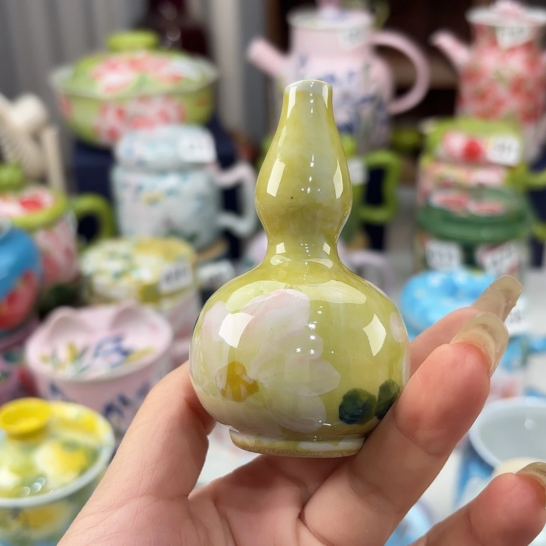 景德镇手绘高温釉下彩陶瓷茶具