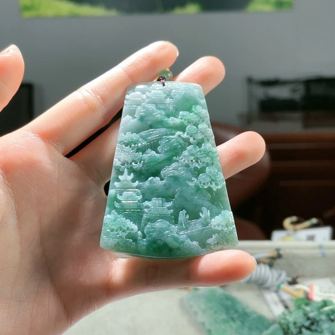 颈饰未镶嵌翡翠翡翠
