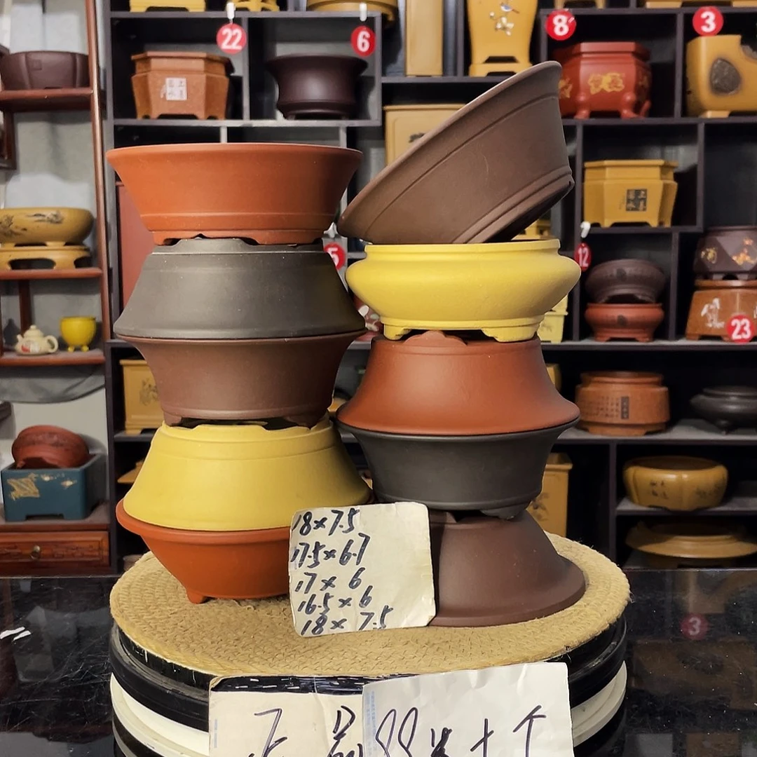 D-盆尚好紫砂花盆