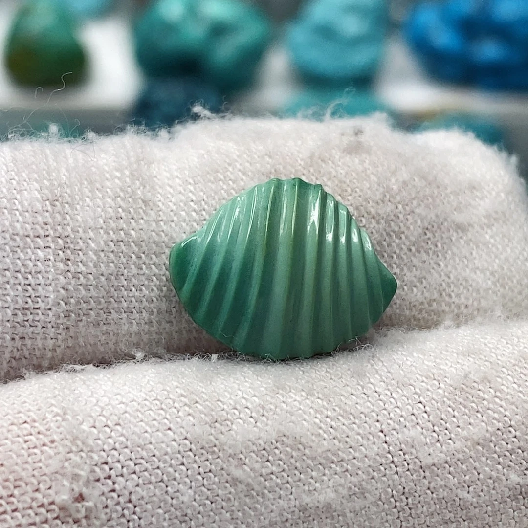 绿松石未镶嵌天然原矿 地大质检