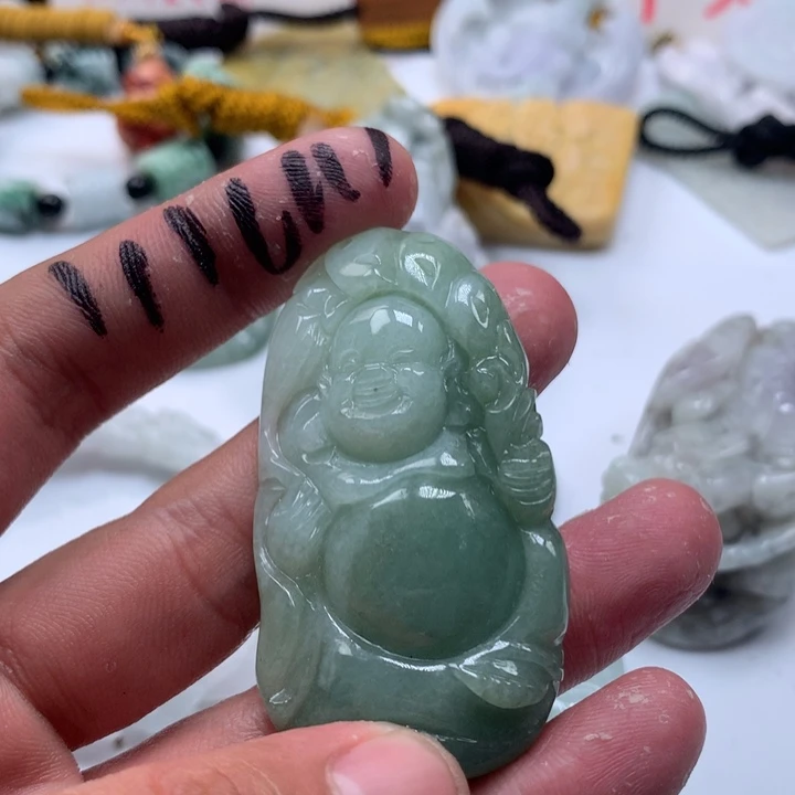 颈饰未镶嵌翡翠保真天然a货翡翠