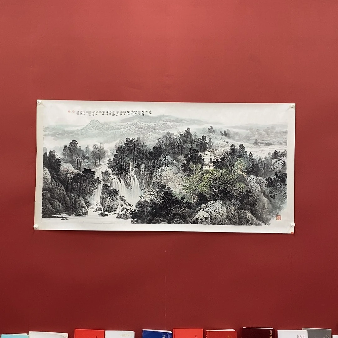 国画吕元忠181*85出版物原作