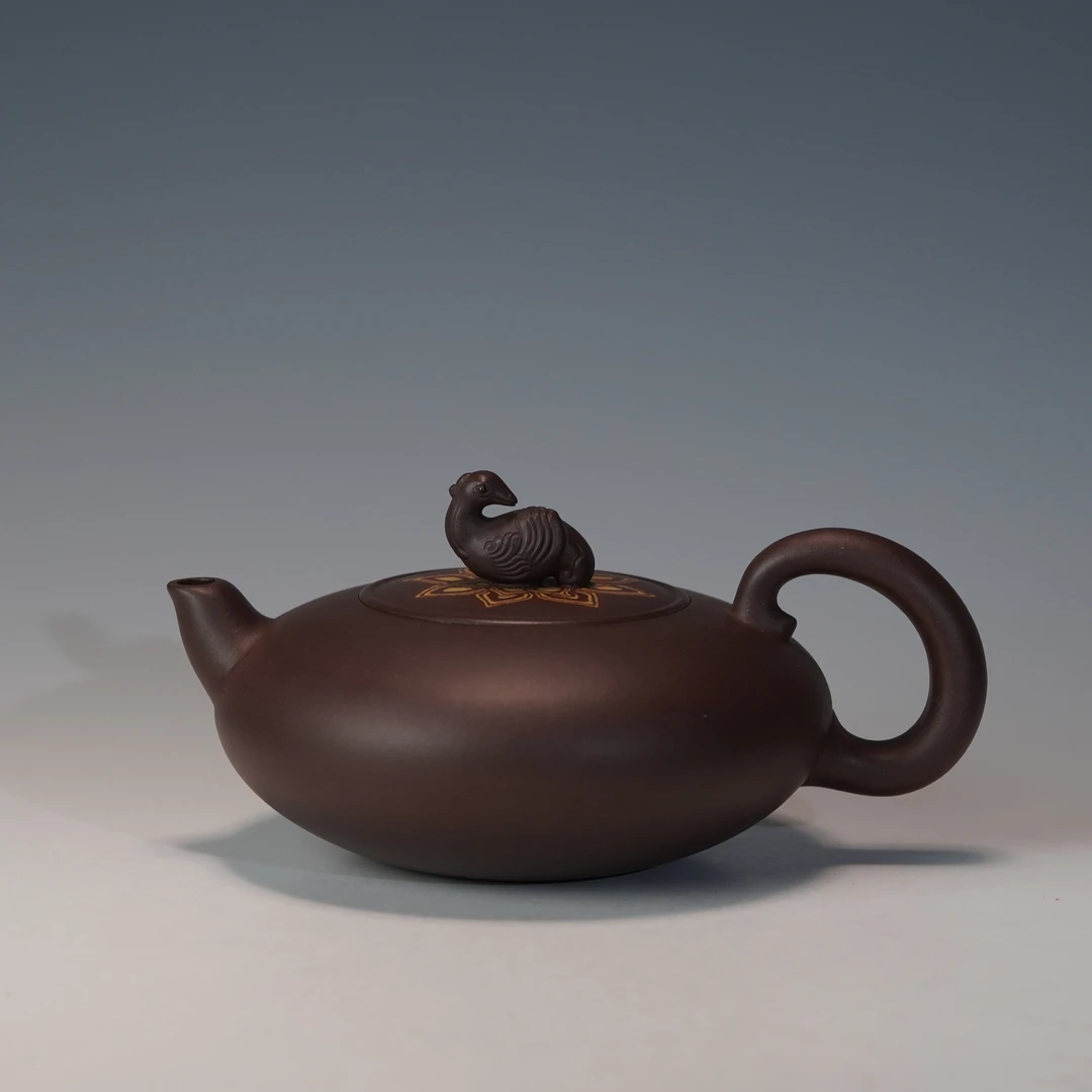 lot.22777 姚黎明 老紫泥凤舞九天壶 340cc