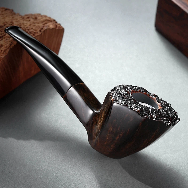 PL106 20*35 3MM八边形随型平插西班牙皮料直座斗石楠木烟斗年轻