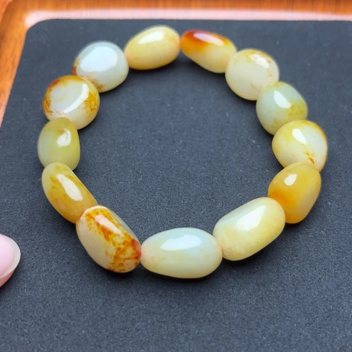 和田玉未镶嵌手链