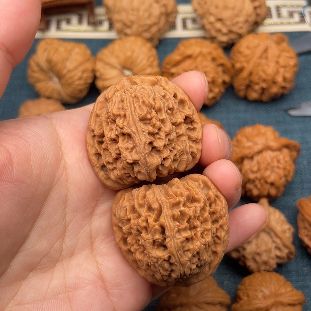 把件文玩核桃40球疆