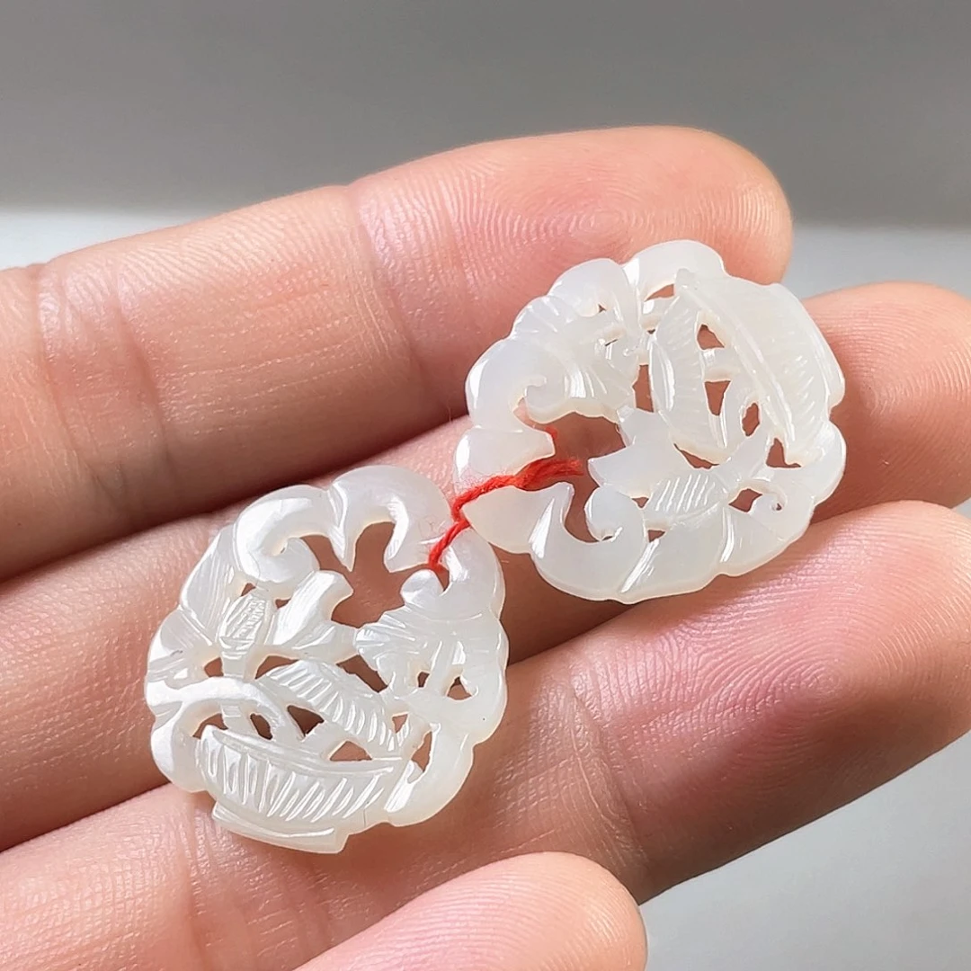 和田玉（糖玉）颈饰未镶嵌