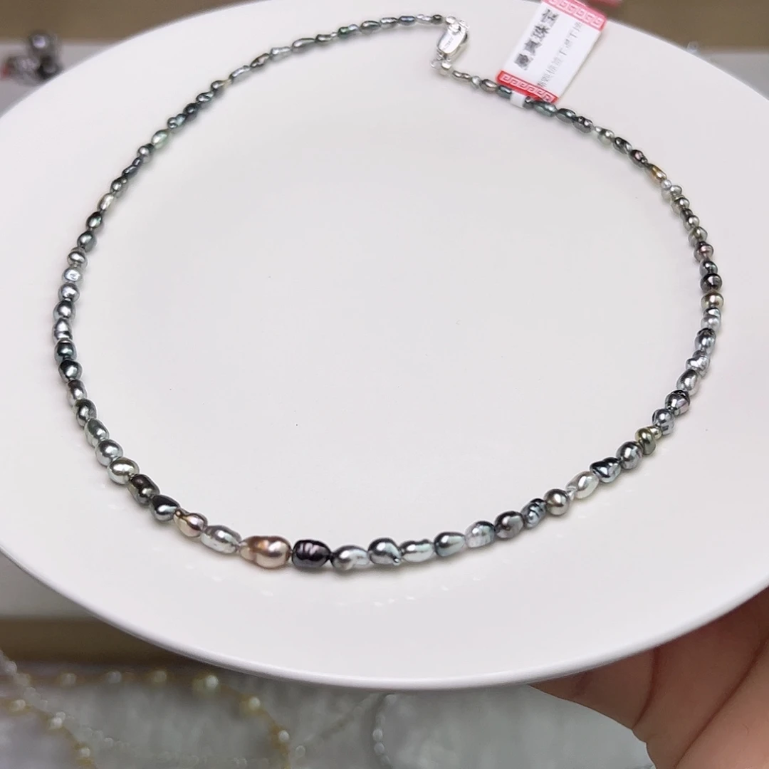 银S925镶嵌海水珍珠耳饰