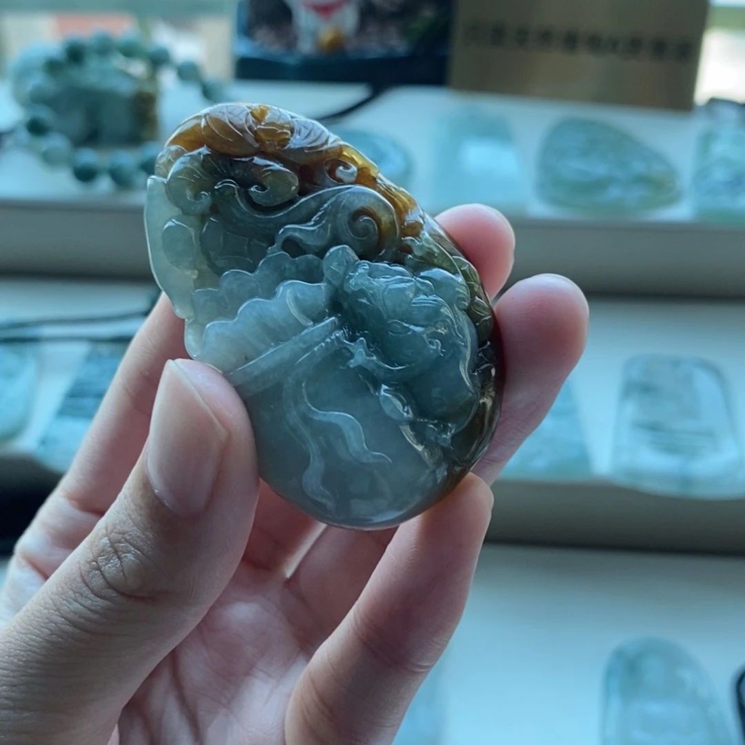 【闪购商品】颈饰未镶嵌翡翠天然缅甸A货翡翠
