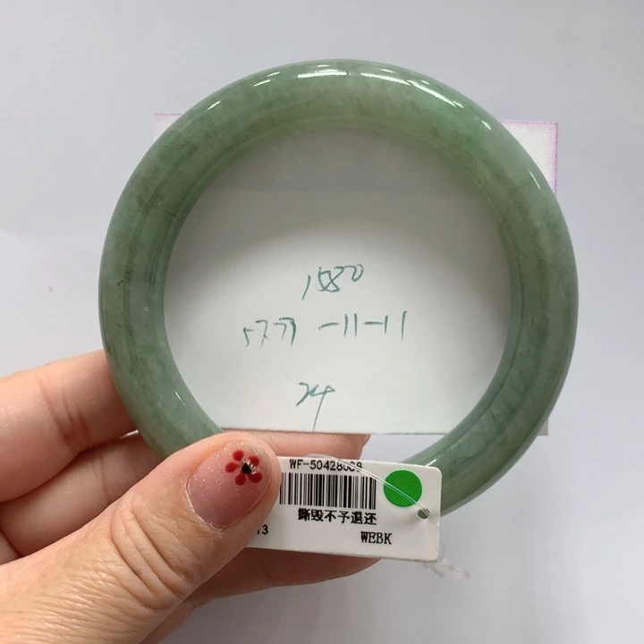 翡翠未镶嵌手镯24