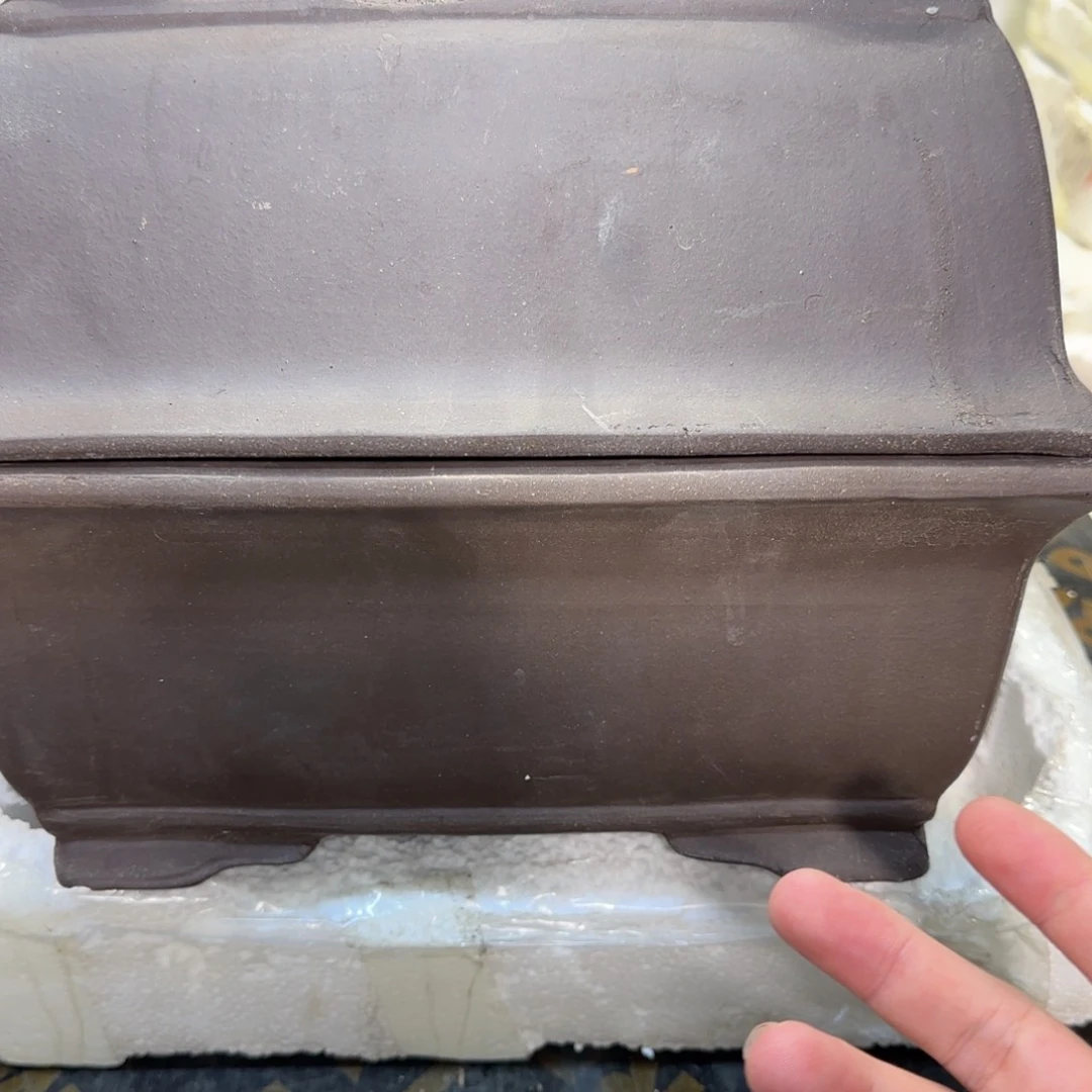 紫砂花盆口径26.18.10口径