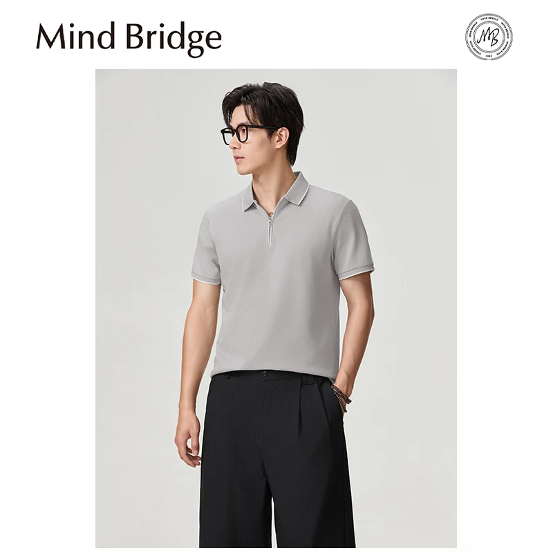 MindBridge高端商务休闲短袖T恤POLO衫男MA0N