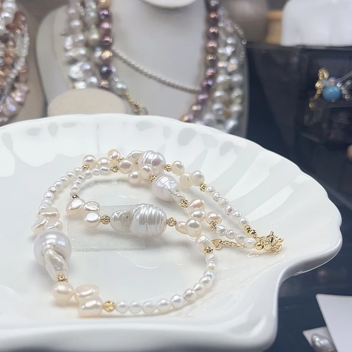 淡水珍珠项链未镶嵌【纯恬】