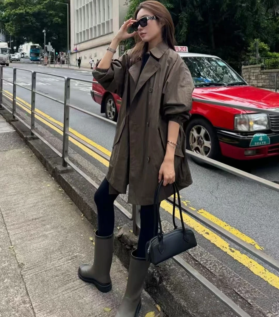 【香香雨靴】XUN 2025秋冬新款休闲时尚百搭气质外穿中高筒女鞋雨靴