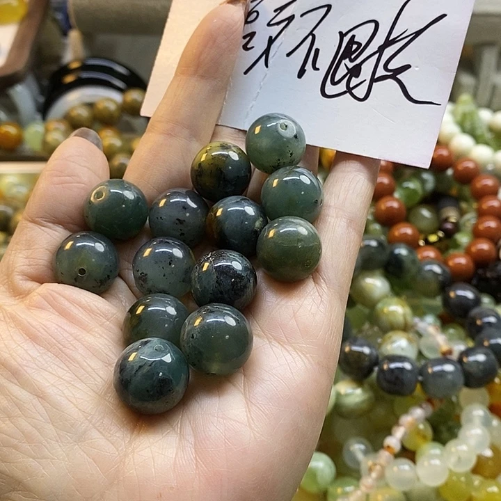 未镶嵌蛇纹石玉手镯小*