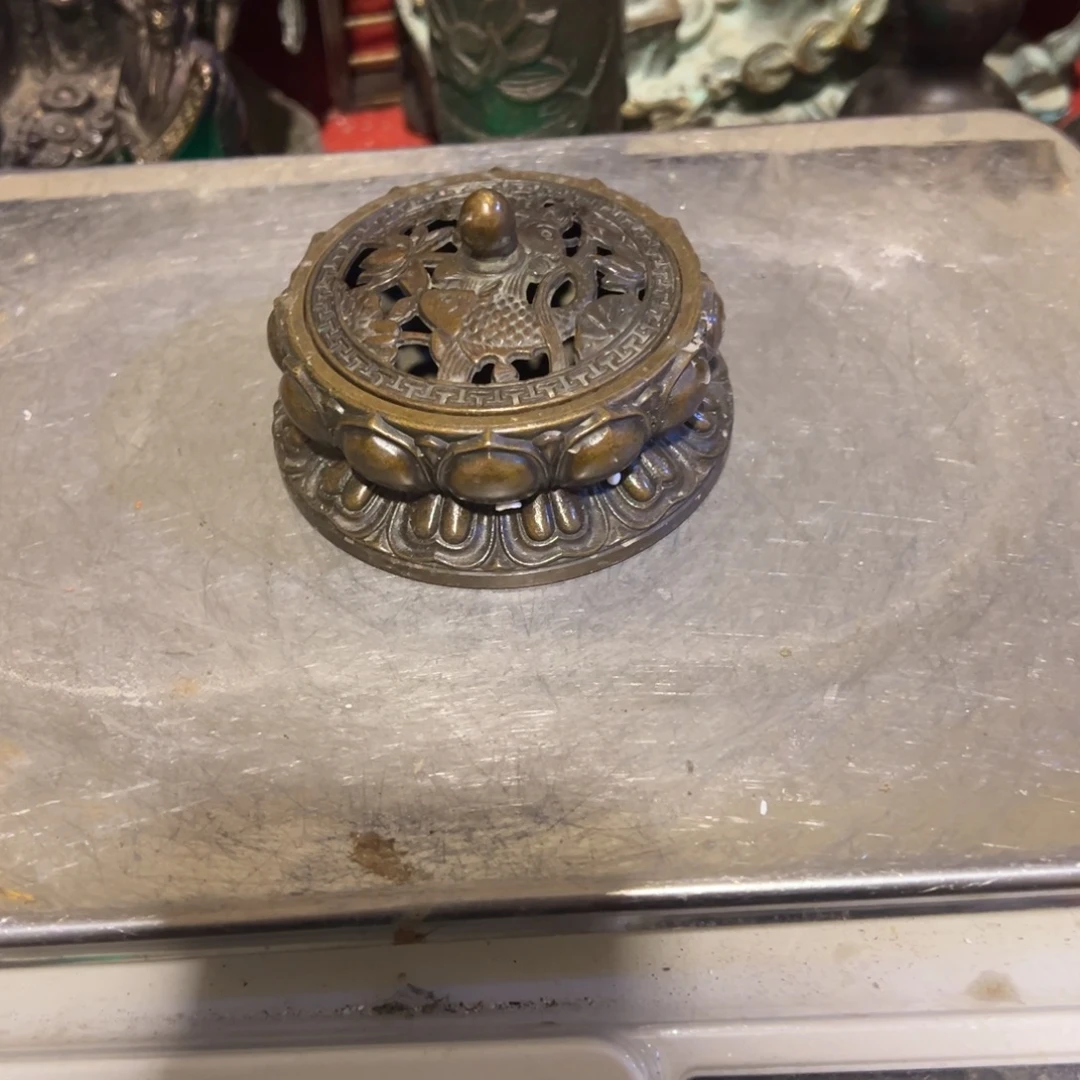 黄铜摆件，文房摆件