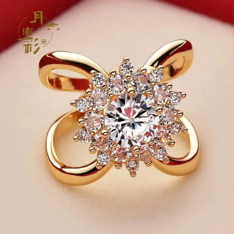 铜合金仿水晶胸针 高光电镀不勾丝胸针丝巾扣