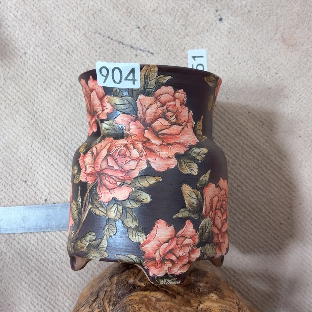 大***）紫砂花盆陶瓷多肉花盆精品