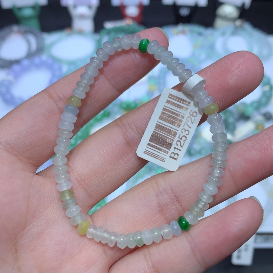 翡翠未镶嵌手串天然