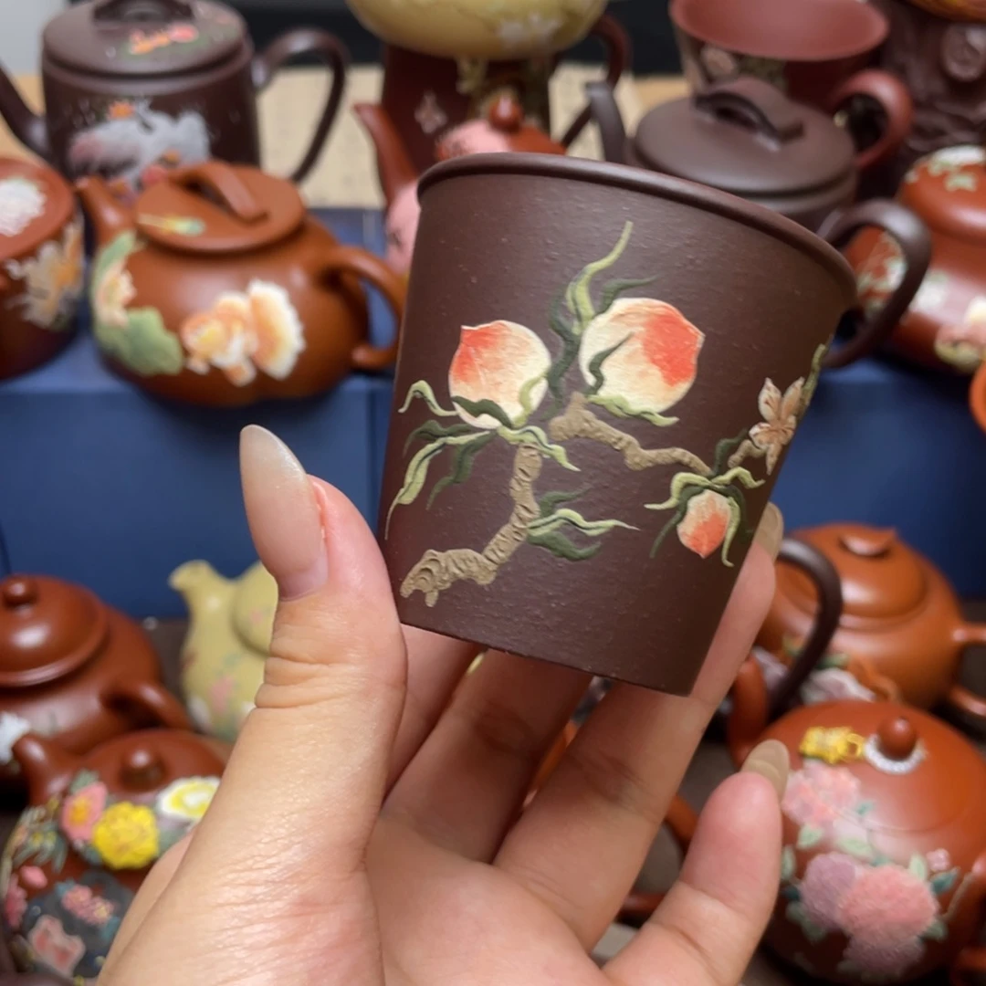 茶杯紫砂紫砂主人杯100cc