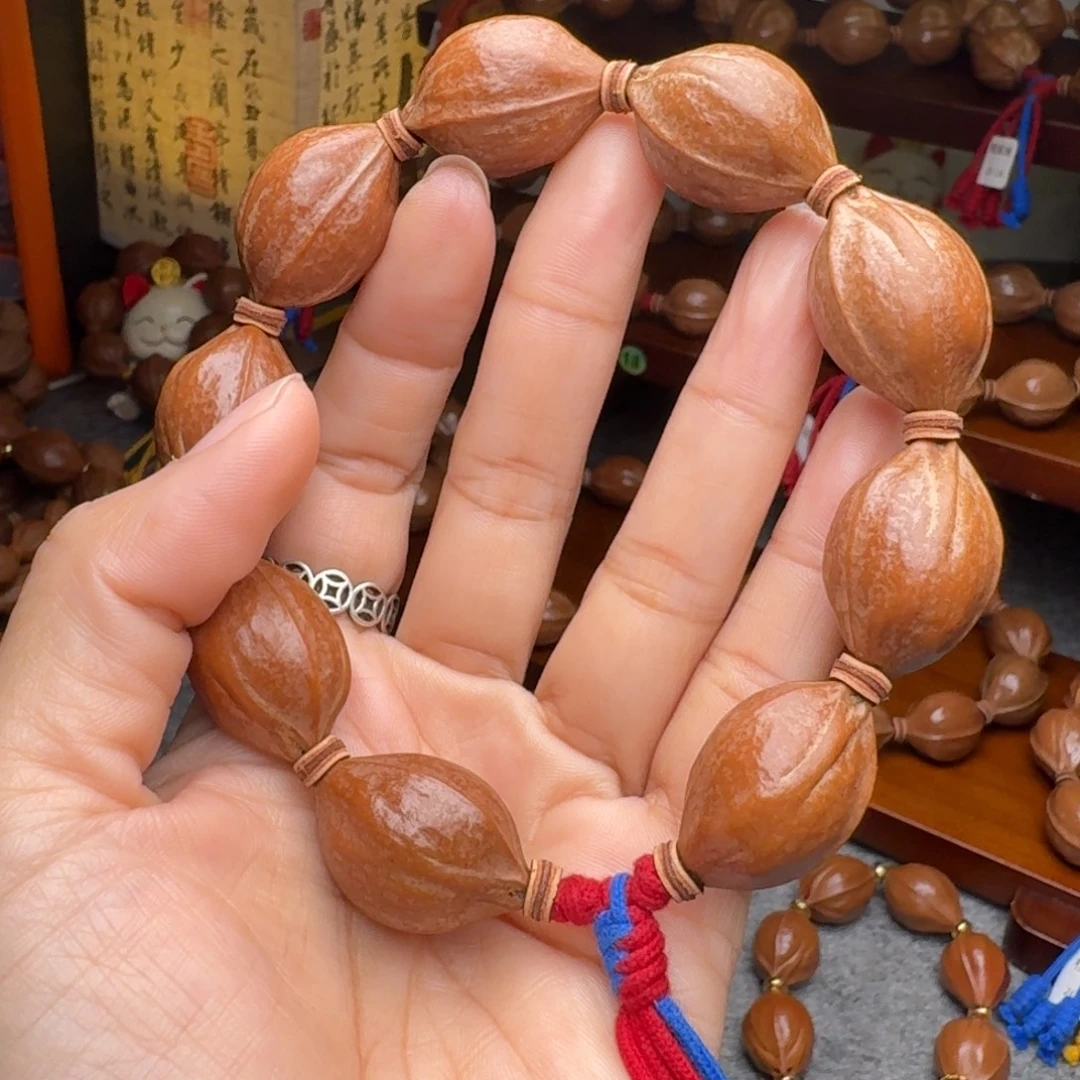 橄榄核手串19/28老核原皮 梅林铁核